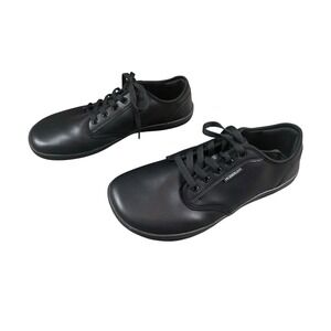 HOBIBEAR Barefoot Shoes Mens 45 11 Black Minimalist Wide Toe Box Lace Up